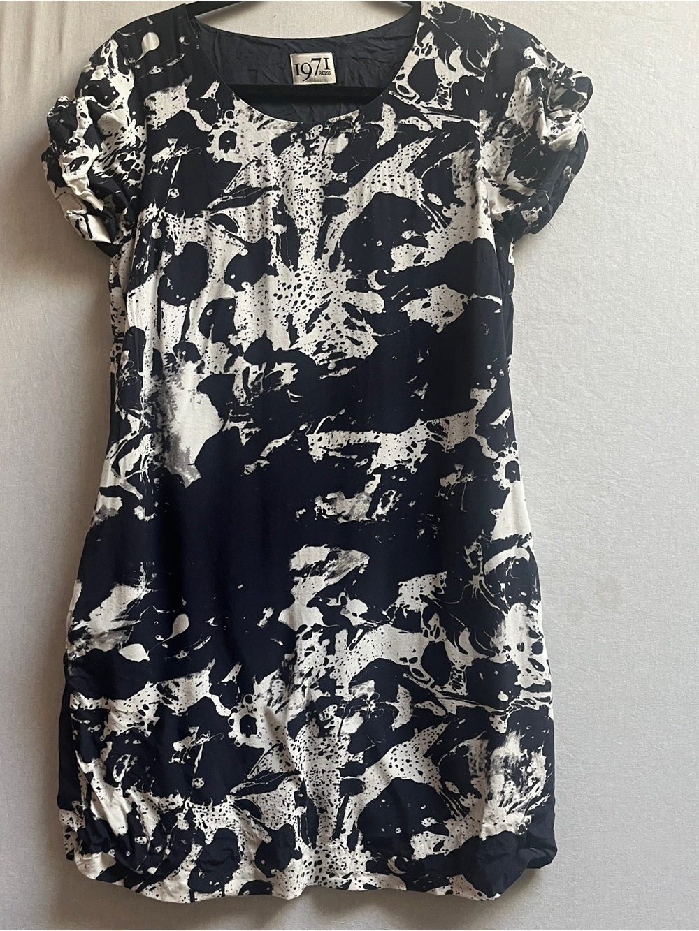 1971 Reiss Josephine Abstract Print Dress Size 6
